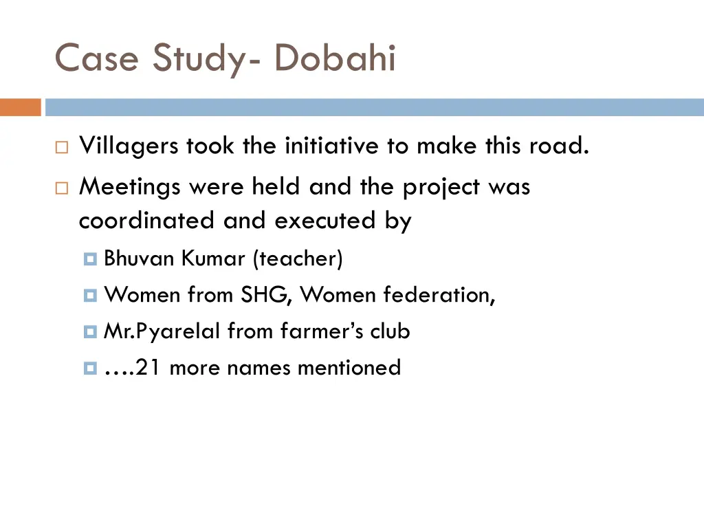 case study dobahi 2