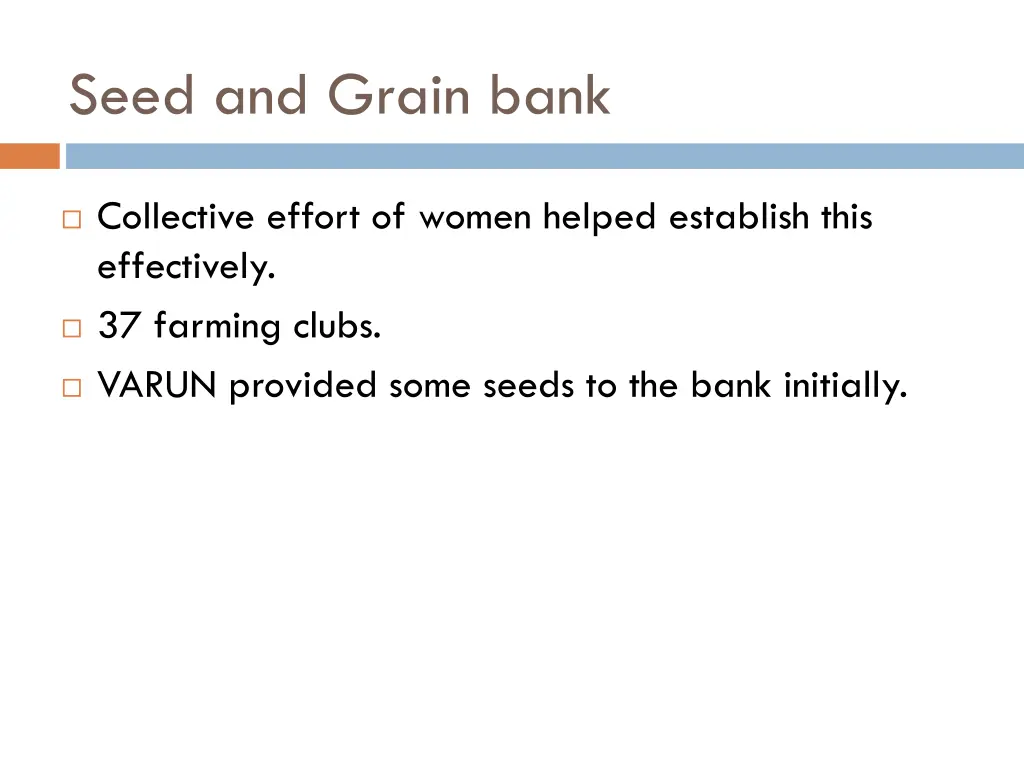 seed and grain bank
