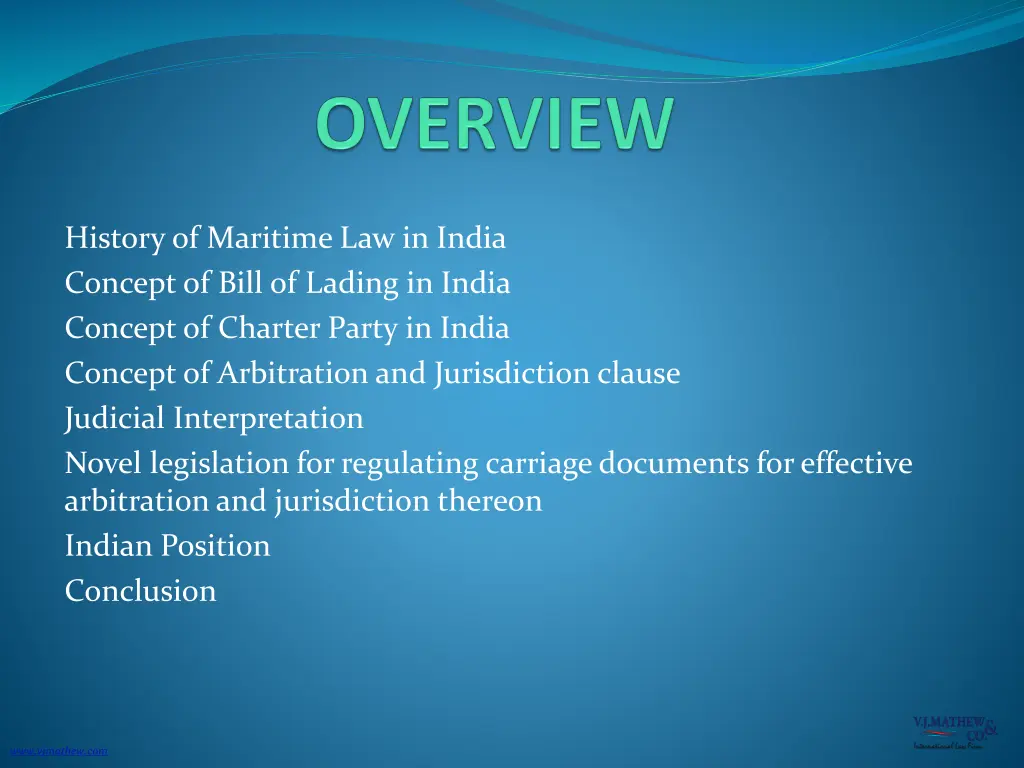 history of maritime law in india concept of bill