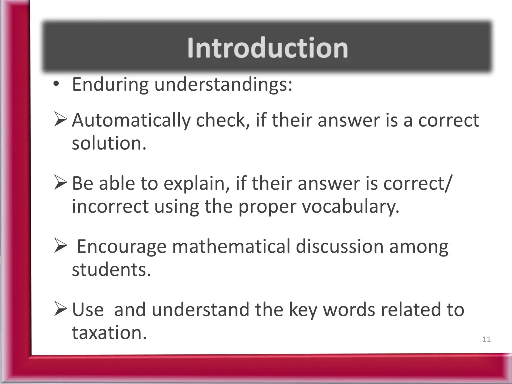 enduring understandings