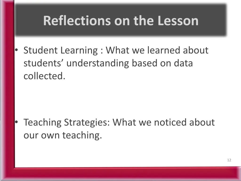 student learning what we learned about students