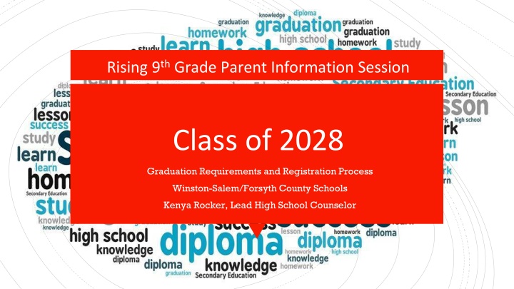 rising 9 th grade parent information session