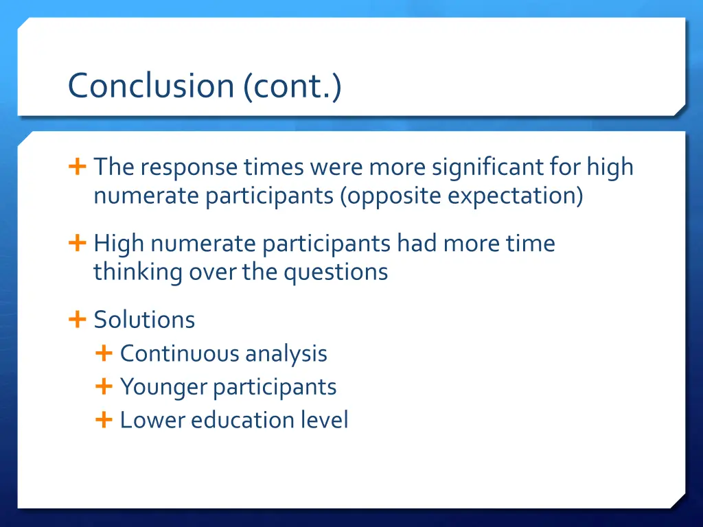 conclusion cont