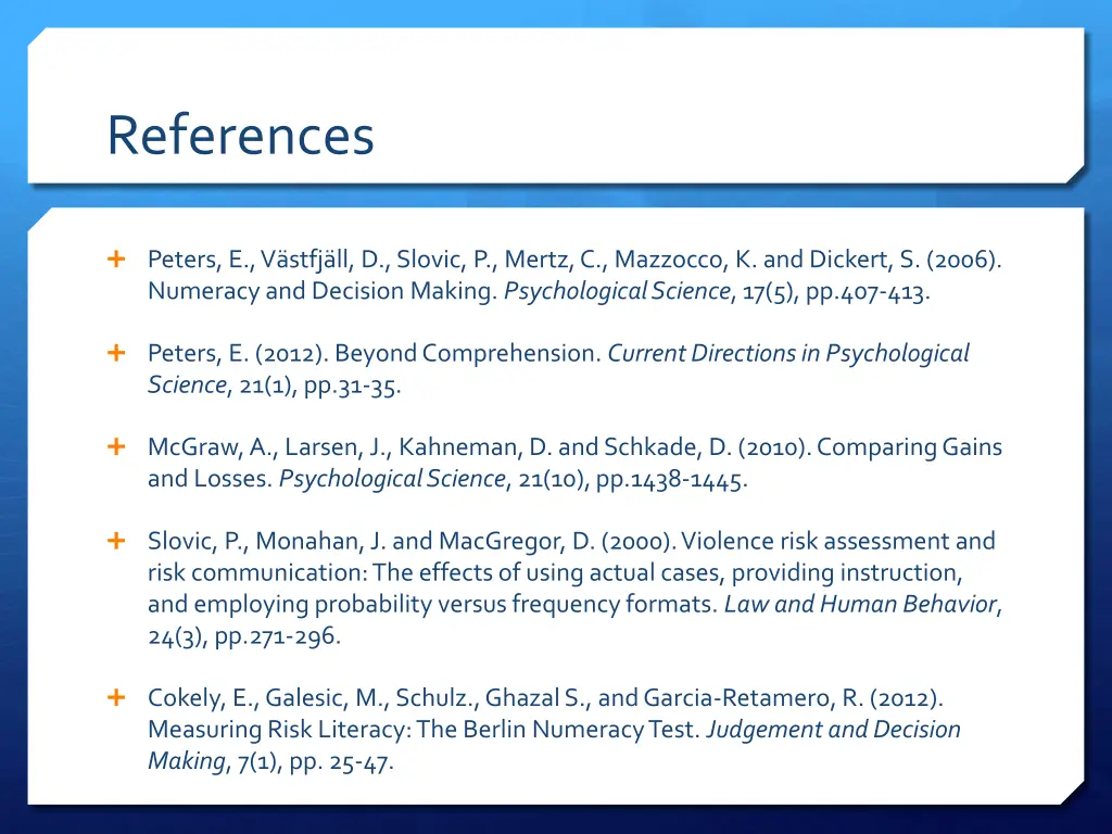 references