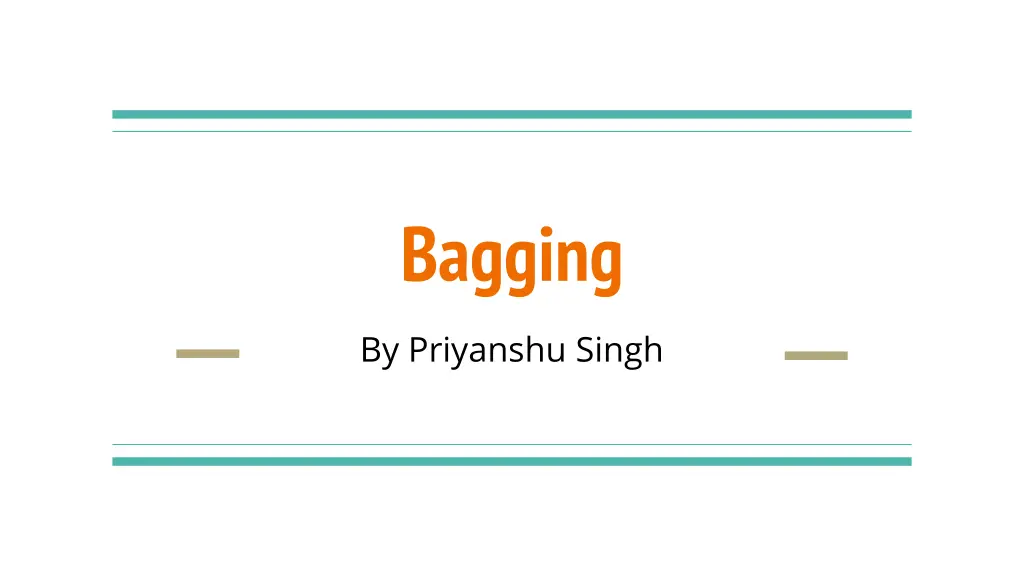 bagging