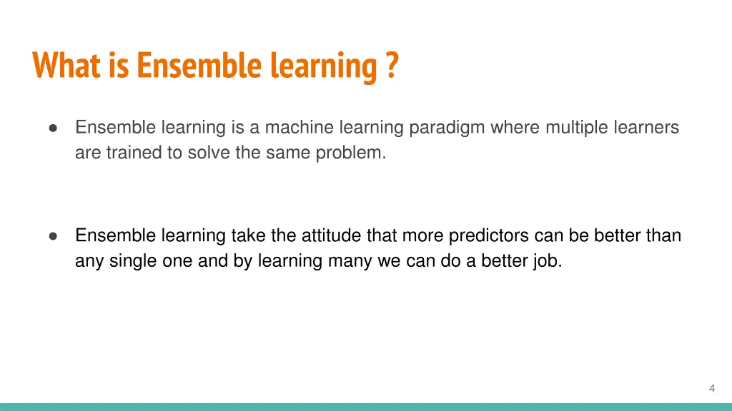 what is ensemble learning