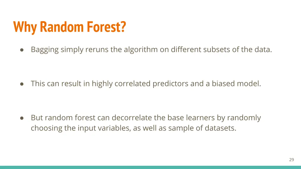 why random forest