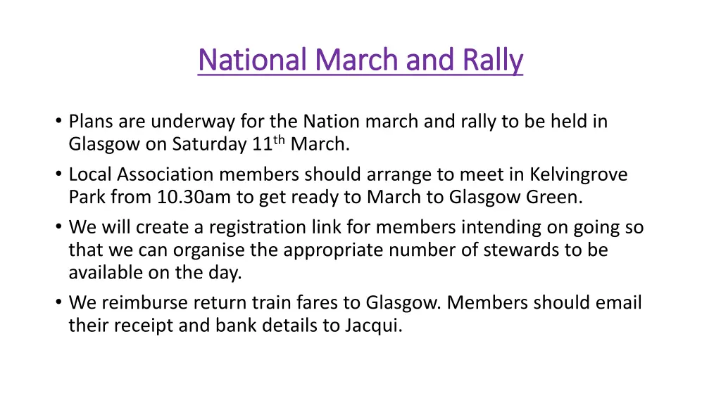 national march and rally national march and rally