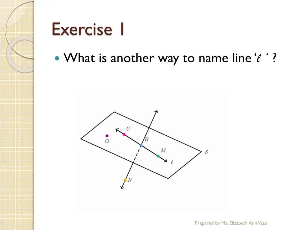 exercise 1