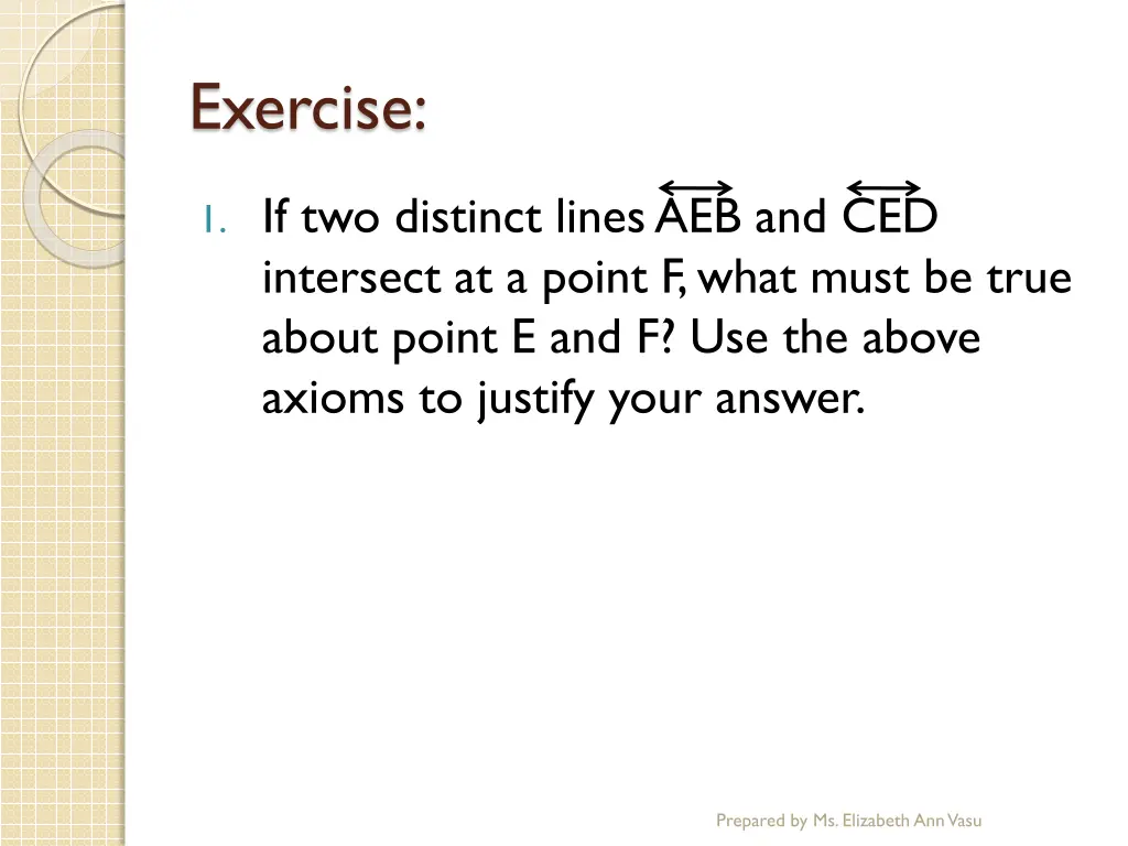 exercise 7