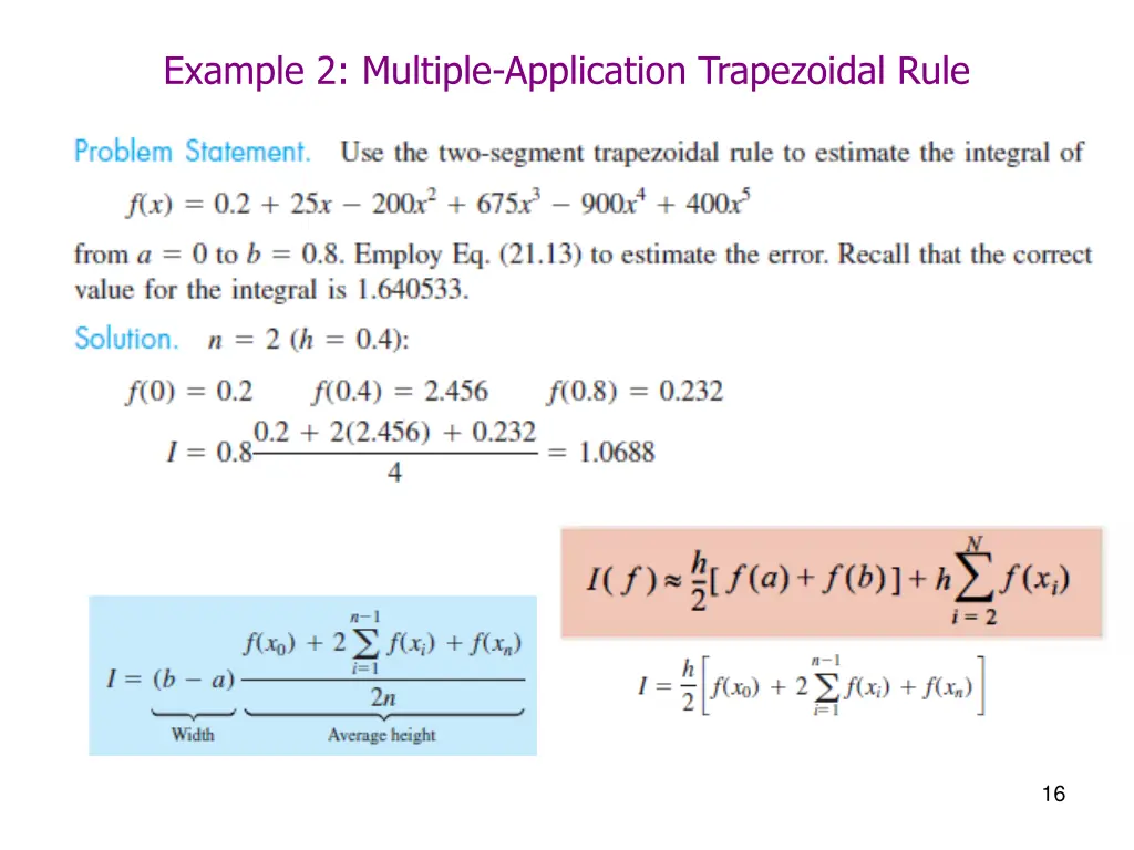 example 2 multiple application trapezoidal rule