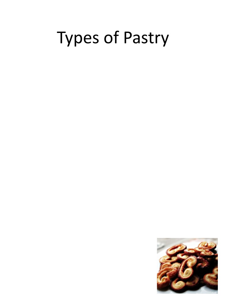 types of pastry