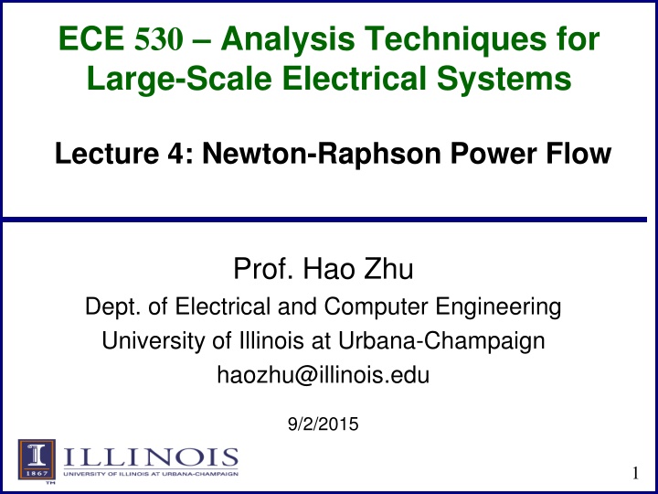 ece 530 analysis techniques for large scale