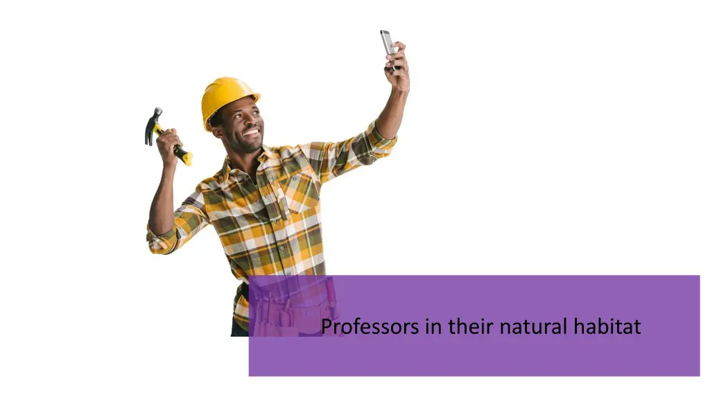 professors in their natural habitat