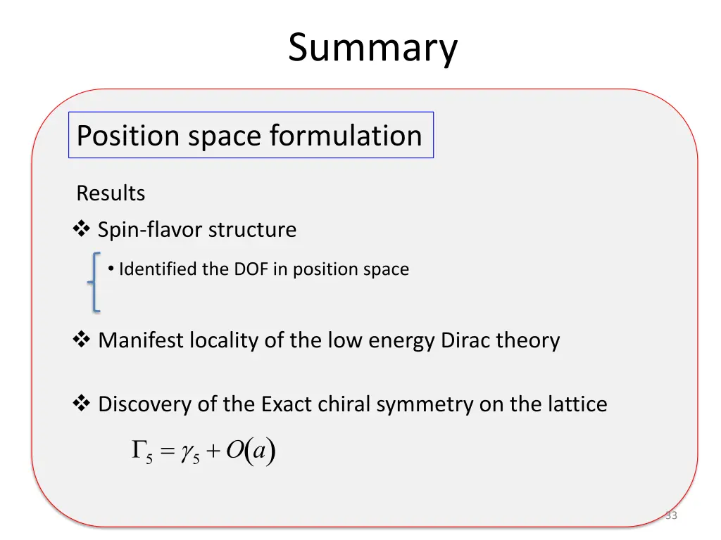 summary