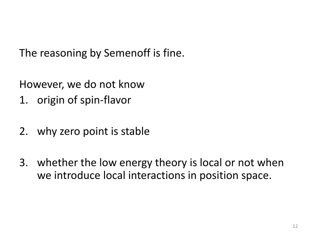the reasoning by semenoff is fine