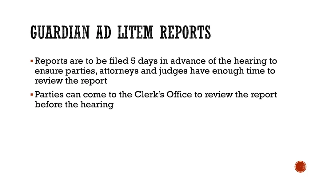 guardian ad litem reports
