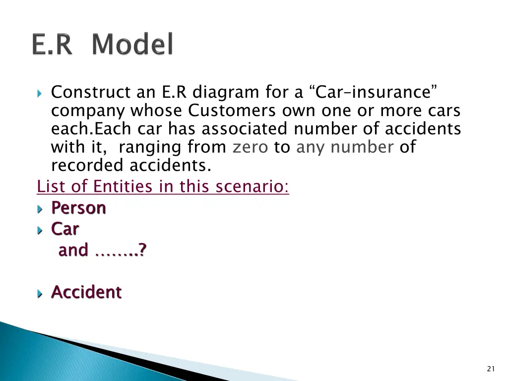 construct an e r diagram for a car insurance