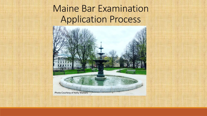 maine bar examination application process