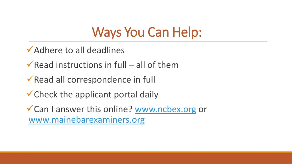 ways you can help ways you can help