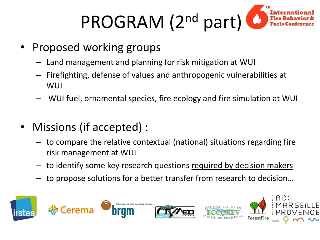 program 2 nd part