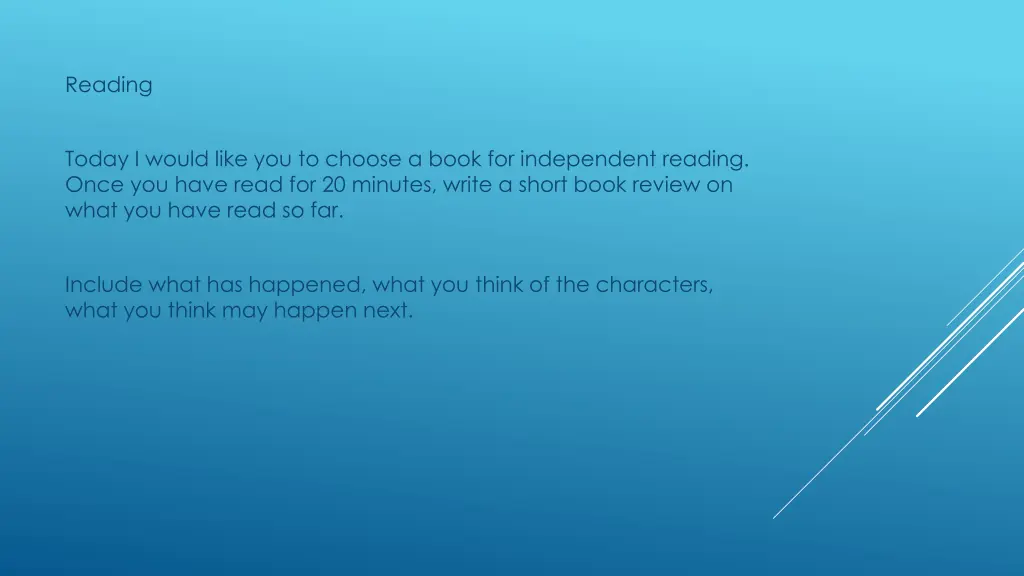 reading