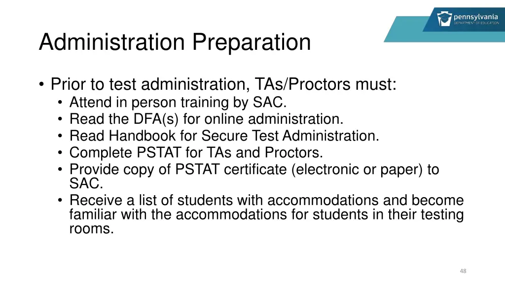 administration preparation 1