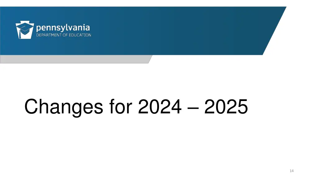 changes for 2024 2025