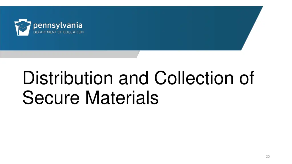 distribution and collection of secure materials