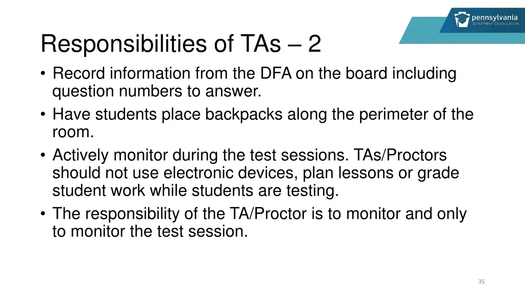 responsibilities of tas 2 record information from