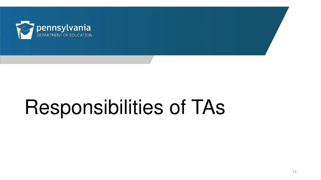 responsibilities of tas