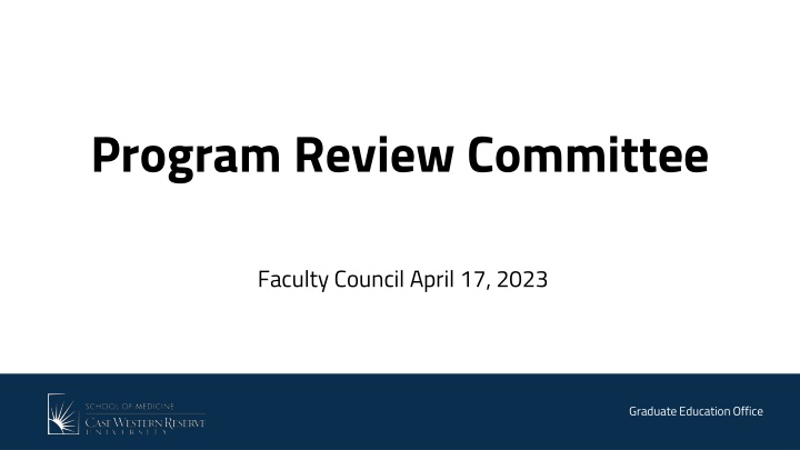 program review committee