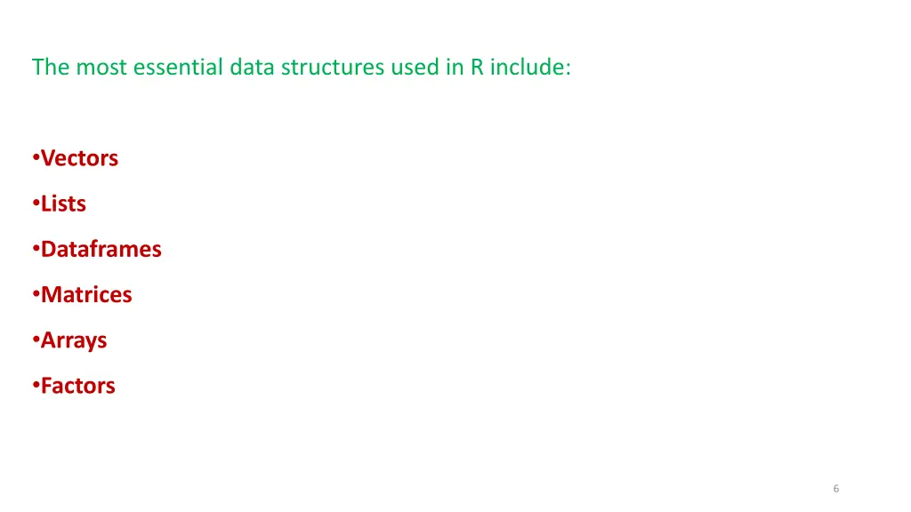 the most essential data structures used
