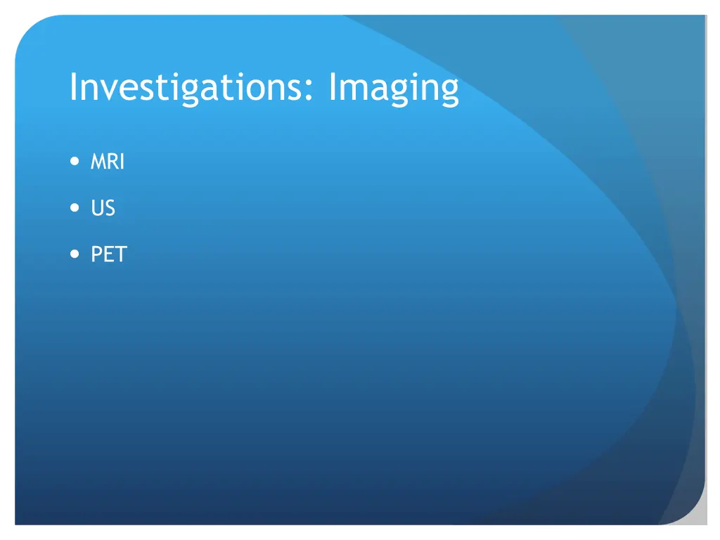 investigations imaging 2