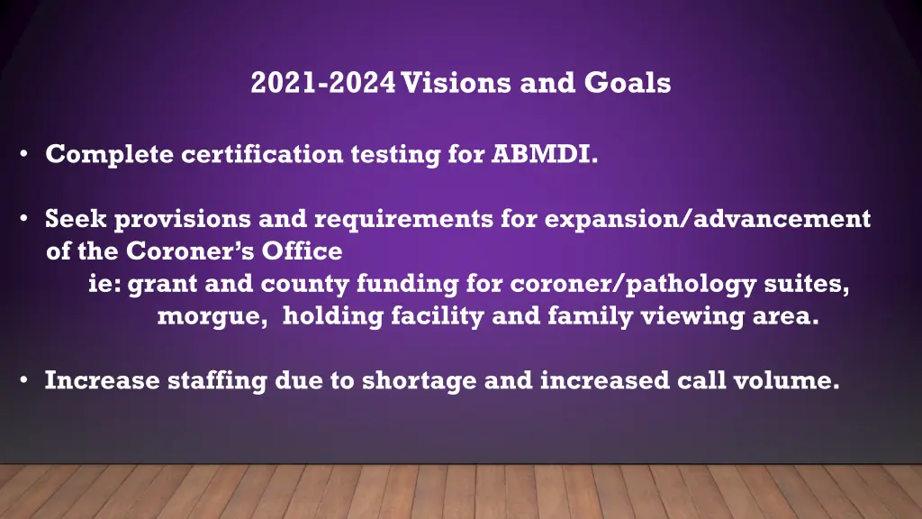 2021 2024 visions and goals