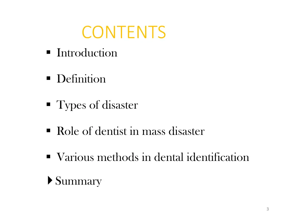 contents introduction