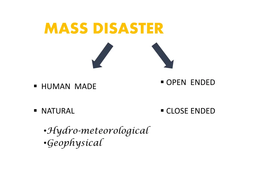 mass disaster 1