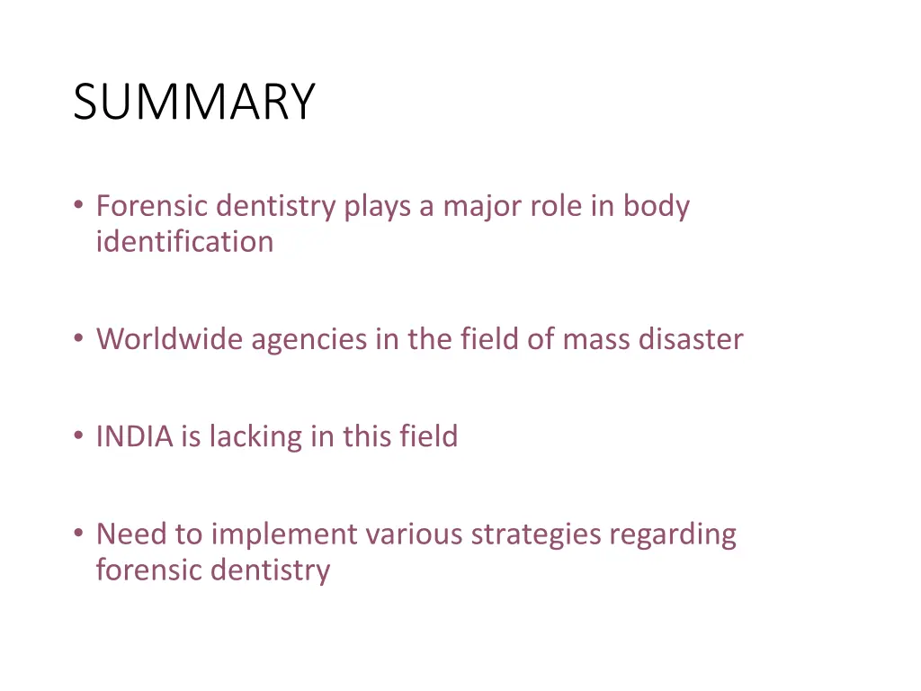summary