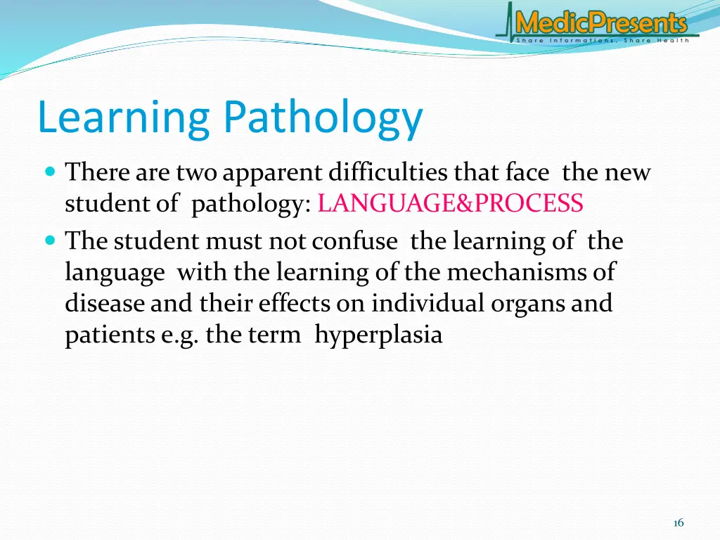 learning pathology