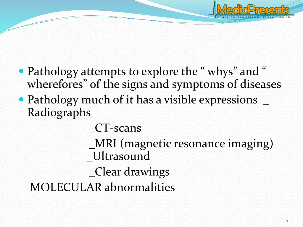 pathology attempts to explore the whys