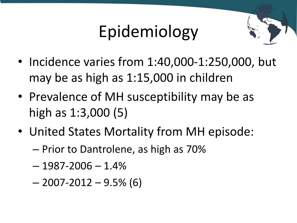 epidemiology