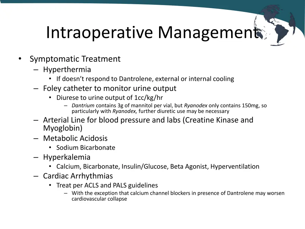 intraoperative management 3