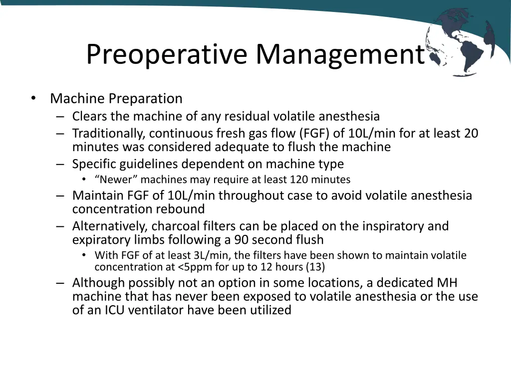 preoperative management 1