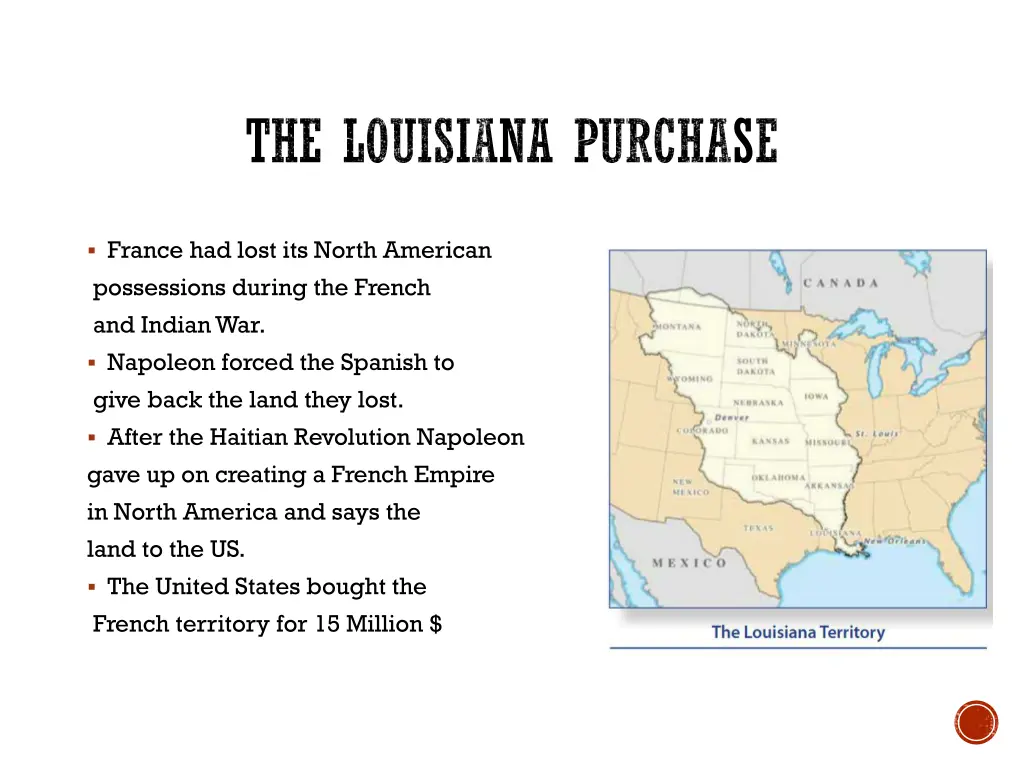 the louisiana purchase
