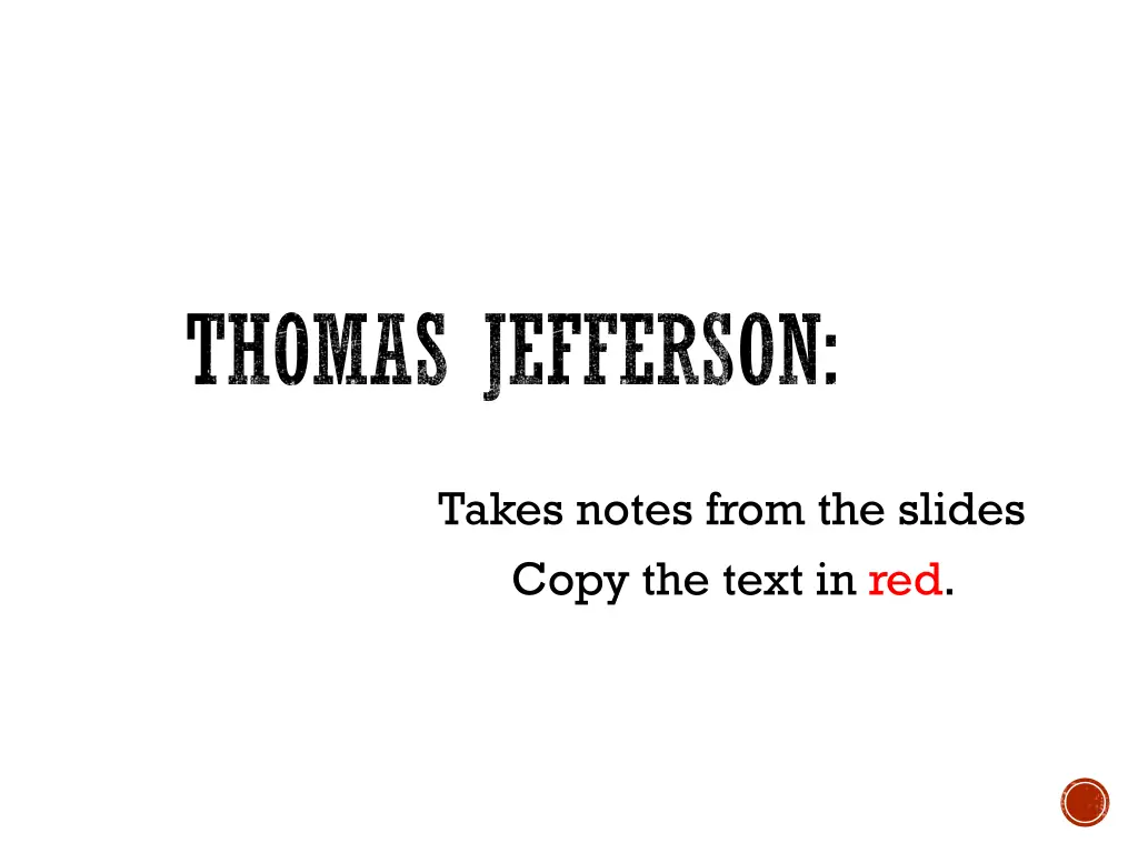 thomas jefferson