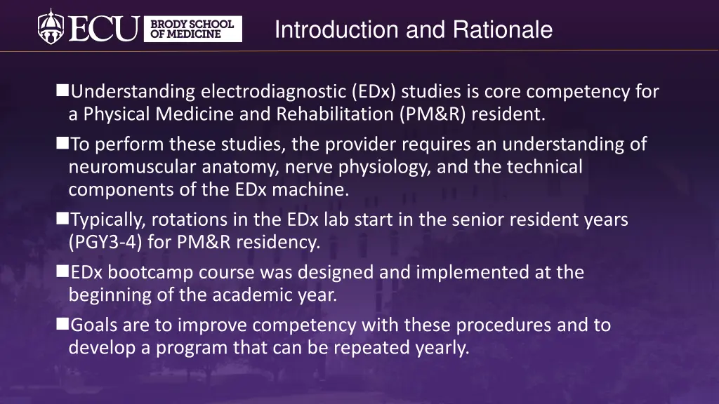 introduction and rationale