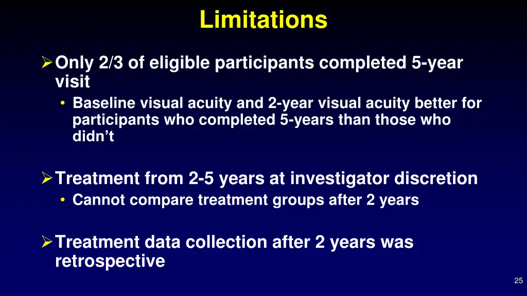 limitations
