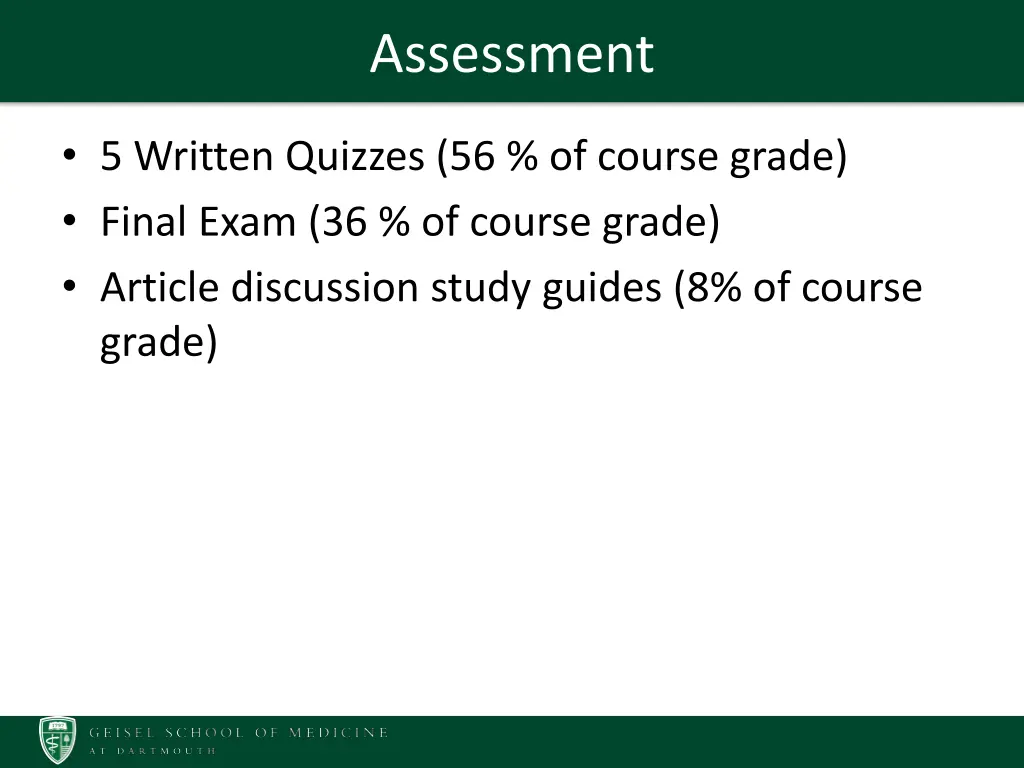 assessment