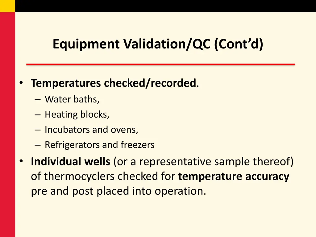 equipment validation qc cont d 1