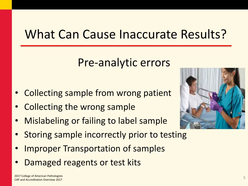 what can cause inaccurate results